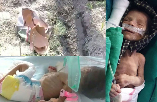 Yeni doğmuş bebek ülkeyi ayağa kaldırdı toprağın altına gömülü halde bulundu