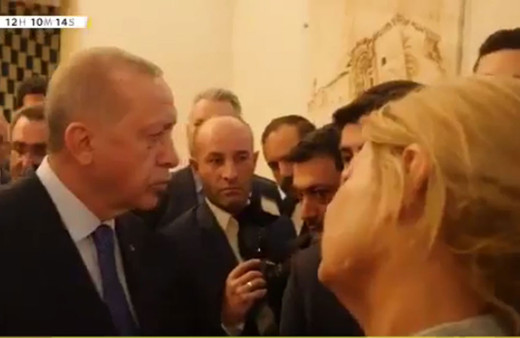 Cumhurbaşkanı Erdoğan'dan ABD'li muhabirin 'endişeli misiniz?' sorusuna yanıt