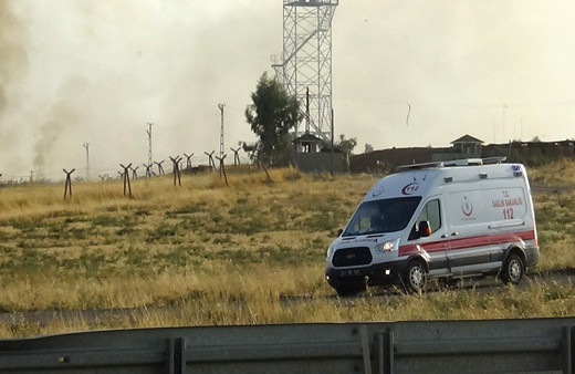 Mardin Nusaybin’de karakol yakınına havan topu düştü