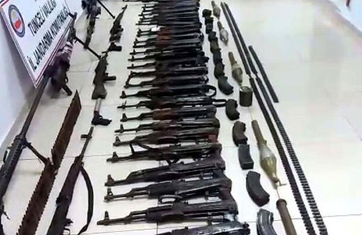 Tunceli'de PKK'ya ağır darbe! Hepsi ele geçirildi
