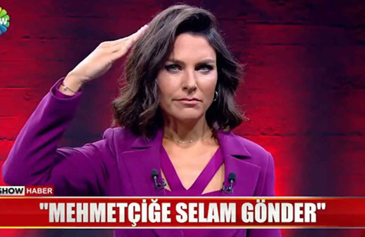 Ece Üner'den canlı yayında asker selamı