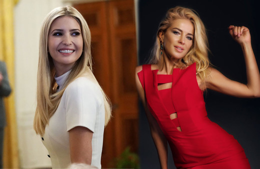 Burcu Esmersoy ABD başkanı Donal Trump'ın kızı Ivanka Trump ile pişti oldu