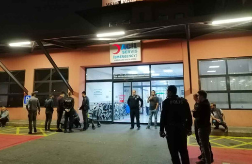 Kendisini vuran polis memuru hastaneye götürüldü
