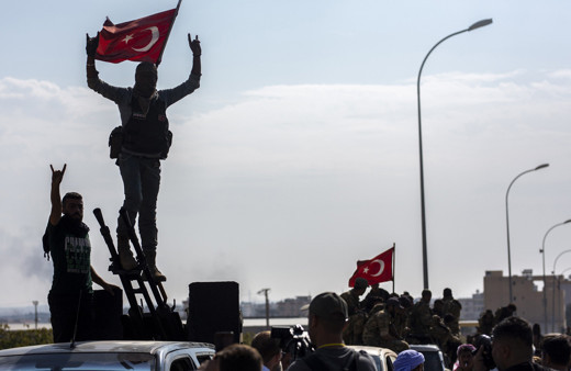 SMO birliklerini taşıyan 40 araçlık konvoy Rasulayn'dan çıkıp Ceylanpınar'a geldi