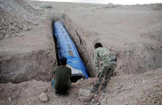 YPG’liler Tel Abyad’ı köstebek yuvasına çevirmiş! Labirent tüneller kapatılıyor