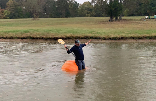 Yetiştirdiği 413 kiloluk balkabağını ne olarak kullandığına bakın