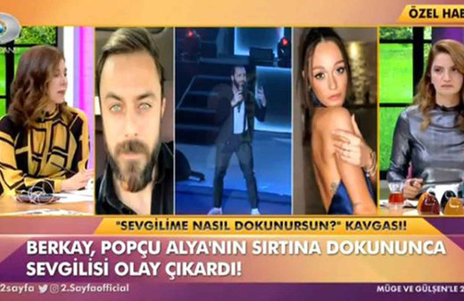 Berkay Şahin, şarkıcı Alya'nın sırtına dokunduğu için oyuncu Eren Hacısalihoğlu ile tartıştı