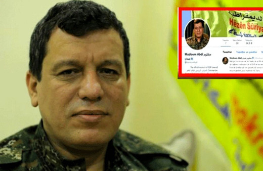 Twitter'dan Mazlum Kobani skandalı! Teröristin hesabını onayladılar
