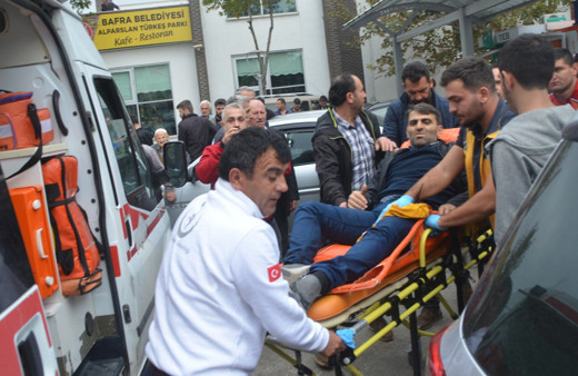 Samsun'da bir kişi ATM sırasında silahlı saldırıya uğradı