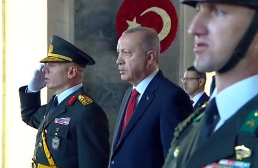 29 Ekim Cumhuriyet Bayramı coşkusu! Devlet erkanı Anıtkabir'deki törende