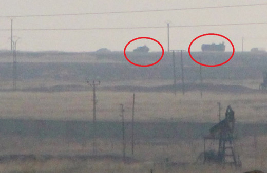 Rus askeri polisinden petrol kuyuları çevresinde devriye