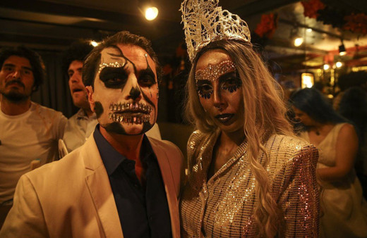 Ankara'daki Cadılar Bayramı'ndan çok acayip fotoğraflar var