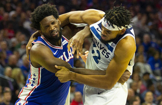 NBA'i sallayan Joel Embiid ve Karl-Anthony Towns kavgasının cezası açıklandı
