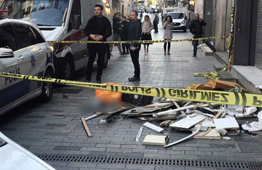 İstiklal Caddesi’nde feci ölüm