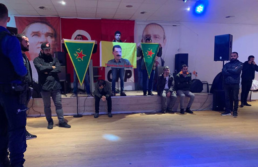 PKK'lılar CHP'nin etkinliğini bastı