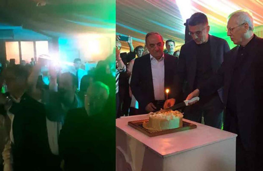 Ümit Özat türkü söyledi Aziz Yıldırım kendinden geçti