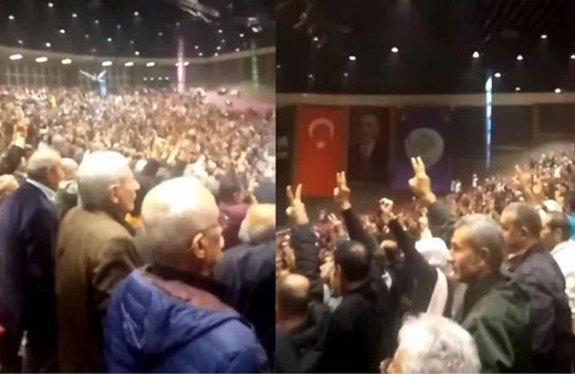İstanbul'da HDP kongresinde PKK'ya saygı duruşu