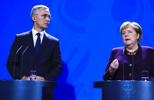 NATO’da Türkiye gerilimi Merkel ve Stoltenberg'den Macron'a canlı yayında tepki