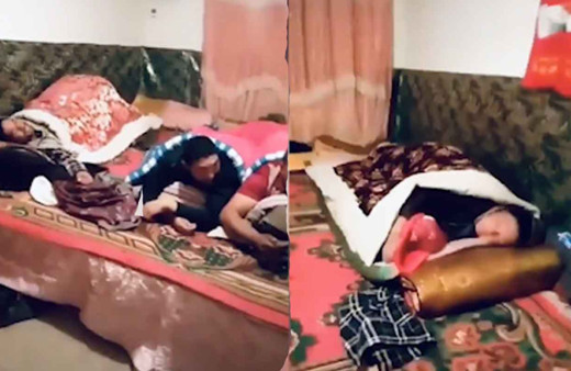 Uygur Türkü kadına Çin zulmü kamerada