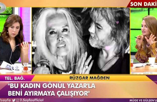 Gönül Yazar'ın sevgilisi Rüzgar Mağden bir kadına cinsel içerikli görüntüler gönderdi