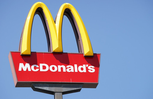 Londra'da McDonald's çalışanları greve gitti