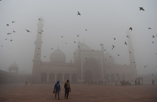 Hindistan'da 15 dakika temiz hava 7 dolar