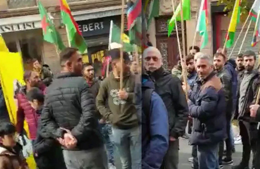 Fransız kadın PKK eylemcilerine böyle haykırdı: Ne mutlu Türk'üm diyene