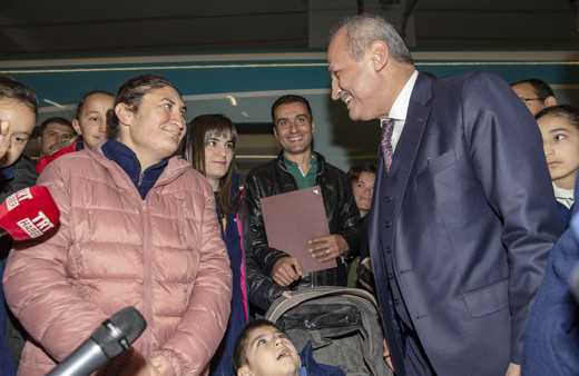 Bakan Cahit Turhan engelli bireyleri hem uğurladı hem söz verdi!