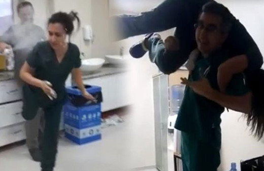 Doktor ve hemşirelerden acil serviste köpük partisi! Seks iddialarıyla çalkalanmıştı