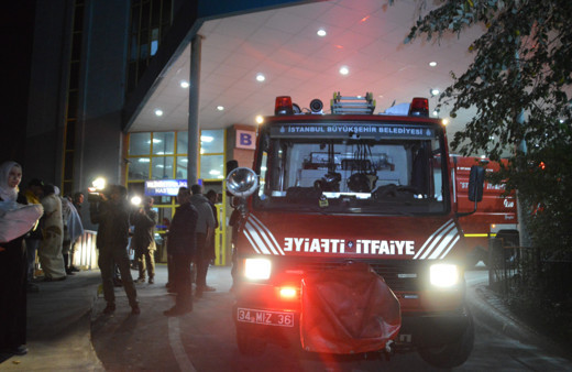 Bakırköy Dr. Sadi Konuk Eğitim ve Araştırma Hastanesi'nde yangın paniği