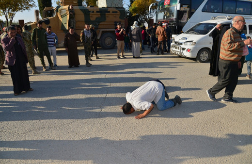 70 aile Tel Abyad bölgesine geri dönmek için yola çıktı