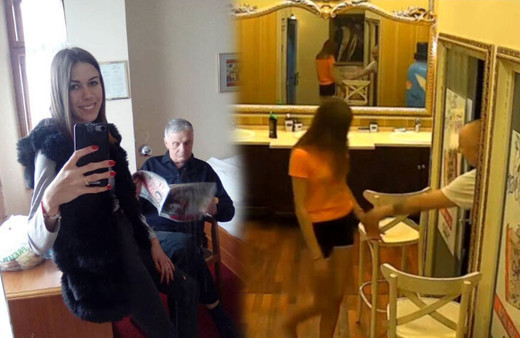 Canlı yayında 74 yaşındaki kocasını genç model 60 yaşındaki adamla duşta aldattı