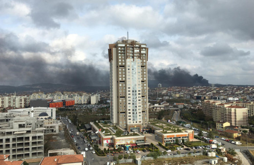 İstanbul Çekmeköy'de askeri alanda yangın! Kontrol altına alındı