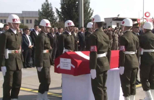 Barış Pınarı şehidi Mustafa Akkaya memleketine uğurlandı