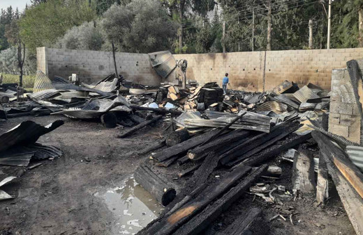 Marangozhane alevlere teslim oldu