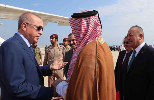 Cumhurbaşkanı Erdoğan'ın Katar Emiri Al Sani görüşmesi başladı