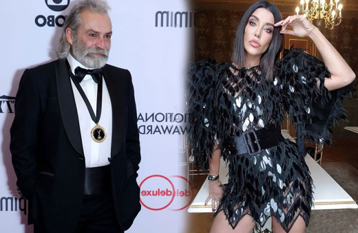 Deniz Akkaya Emmy Ödülü alan Haluk Bilginer'e yaptığı benzetmeyle tepki çekti