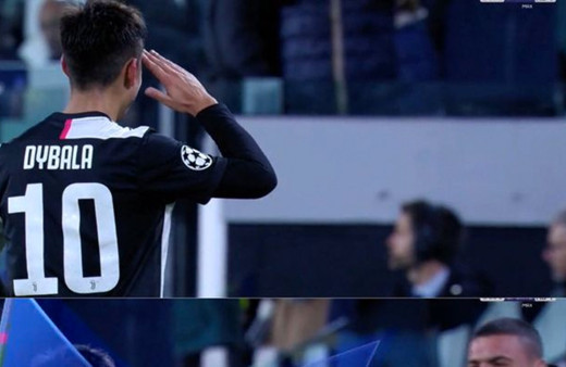 UEFA Şampiyonlar Ligi'nde gollü gece Dybala Merih Demiral'a asker selamı verdi