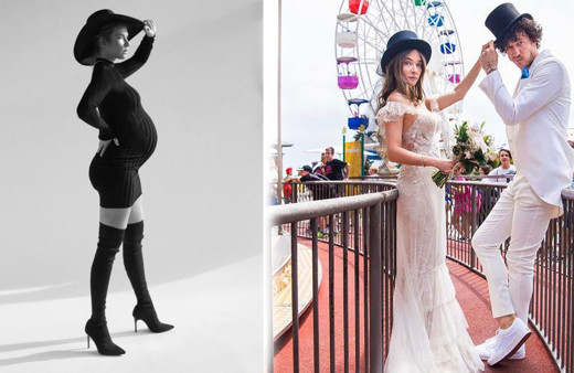 Müge Boz Caner Erdeniz ve bebeğiyle ilk pozunu verdi hamilelik pozları eleştirilmişti