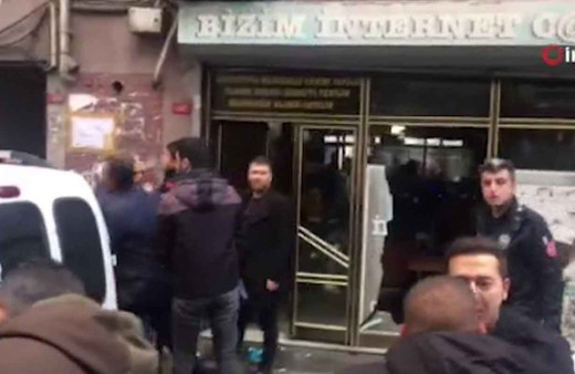 Beyoğlu'nda internet kafe tarandı! Çok sayıda yaralı var