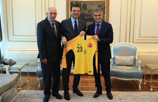 Şenol Güneş'ten Ekrem İmamoğlu'na ziyaret