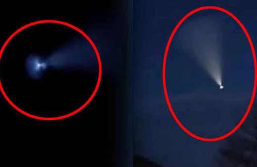 Ufo sanılan cisim Rus füzesi çıktı