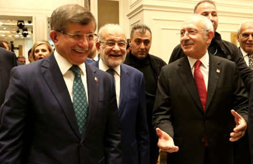 AK Parti'den Davutoğlu, Kılıçdaroğlu ve Karamollaoğlu'nun fotoğrafına ilk yorum