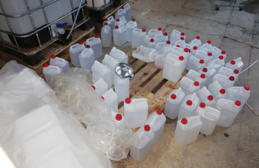 Başkent'te sahte içki operasyonu! 24 ton etil alkol ele geçirildi