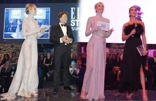 Mirgün Cabas'ın arkadakiler mutlu dediği Didem Soydan'ın kıyafeti