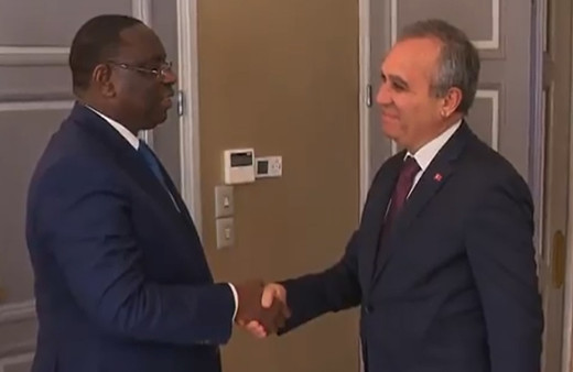 Senegal Cumhurbaşkanlığından Türkiye paylaşımı