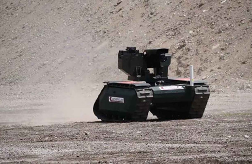İnsansız kara aracı göreve hazır