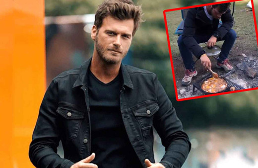 Kıvanç Tatlıtuğ kamp yaptığı anları paylaştı sosyal medya yıkıldı