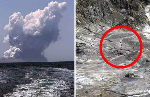 White Island yanardağ patladı! Çok sayıda kişiden haber alınamıyor