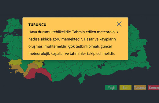 Meteoroloji turuncu alarmı ne demek? Muğla ve Burdur için turuncu alarm